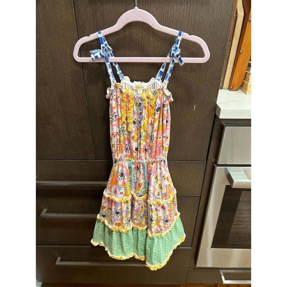 Matilda Jane Tell Me More Maxi Dress Girls 4 Floral Twirl‎